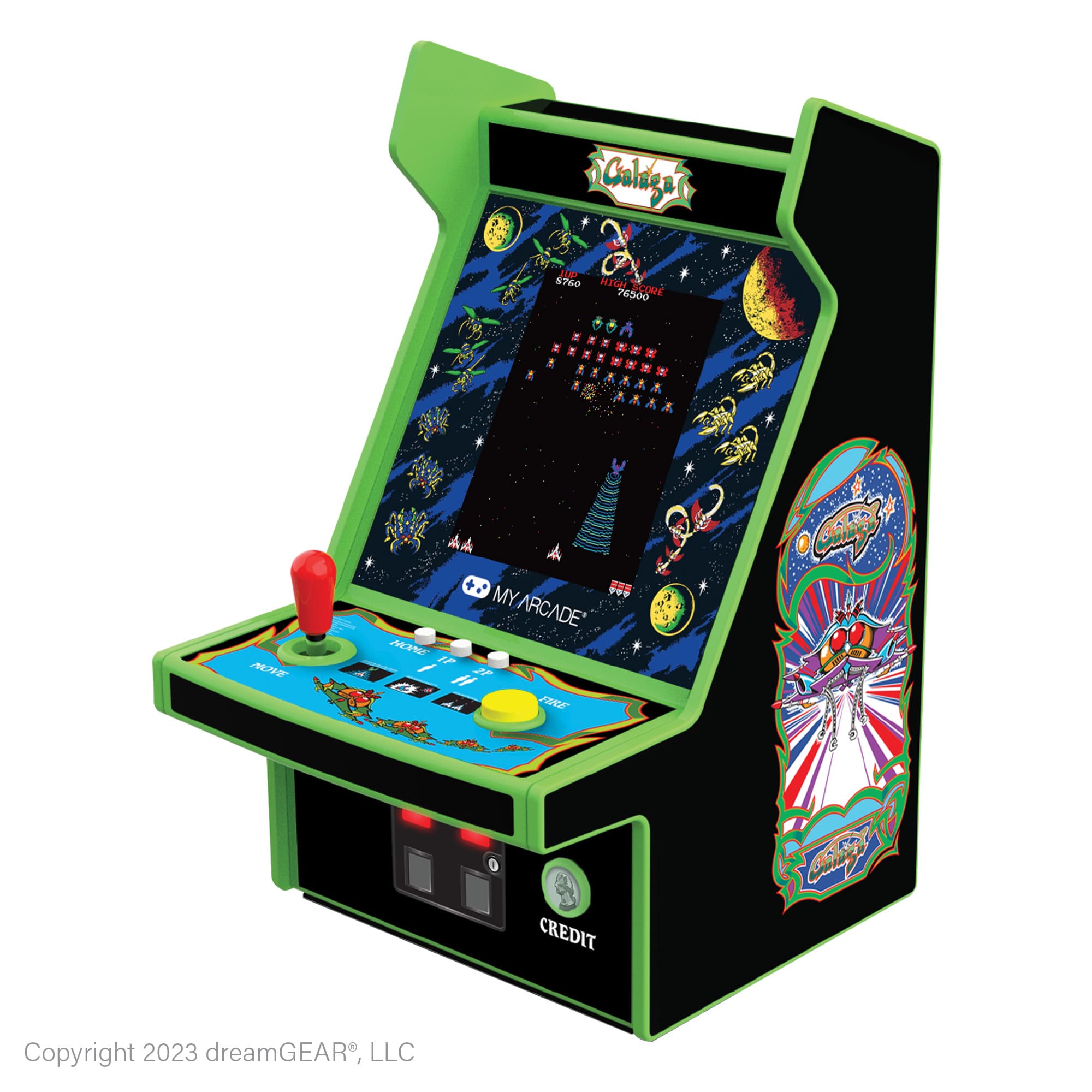 GALAGA — ЭКРАН И УПРАВЛЕНИЕ